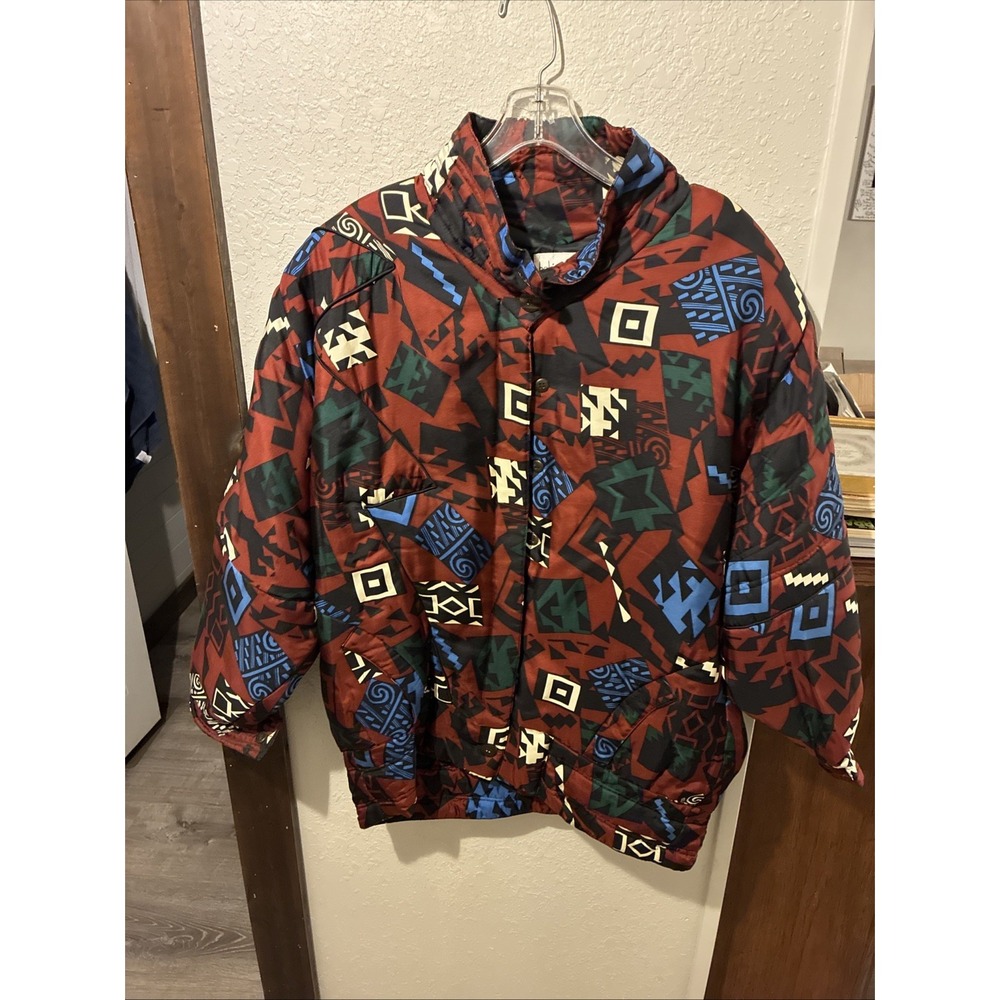 vtg helene sidel small aztec light wieght jacket great for fall